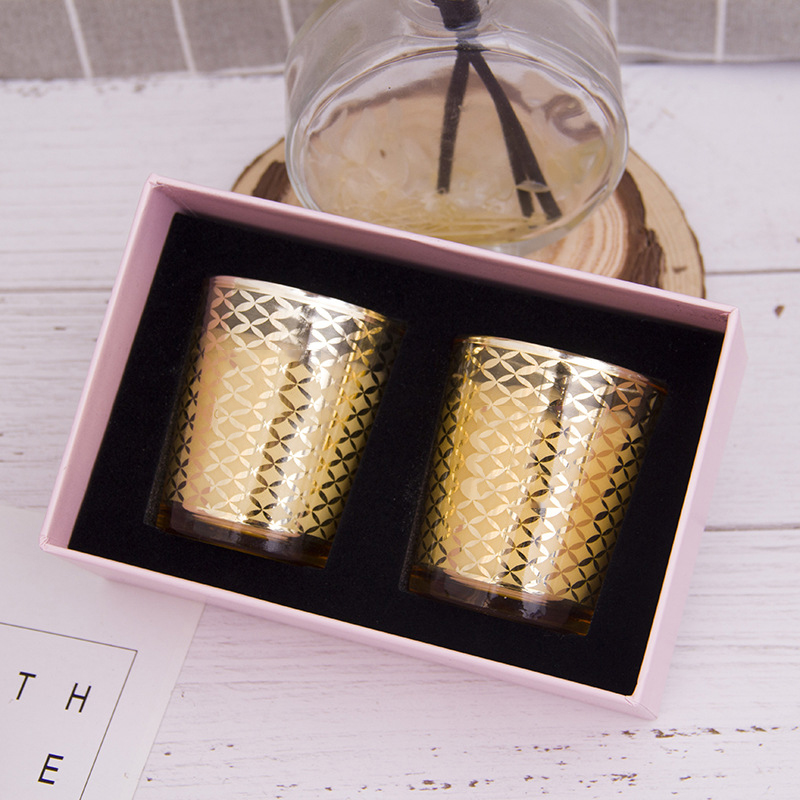 Own brand customized private label Christmas scented candle gift set for home decor